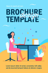 Woman working in office