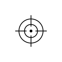 Target icon vector. goal icon vector. target marketing icon vector