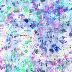 Abstract Tie Dye Kaleidoscope Pattern