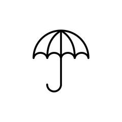 Umbrella icon vector. umbrella sign icon