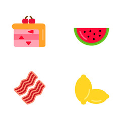 Fruity food simple illustration, with a nice look vector