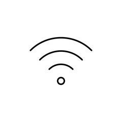 Wifi icon vector. signal vector icon. Wireless  icon vector