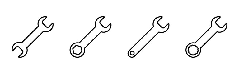 Wrench icon vector. repair icon vector. tools icon vector