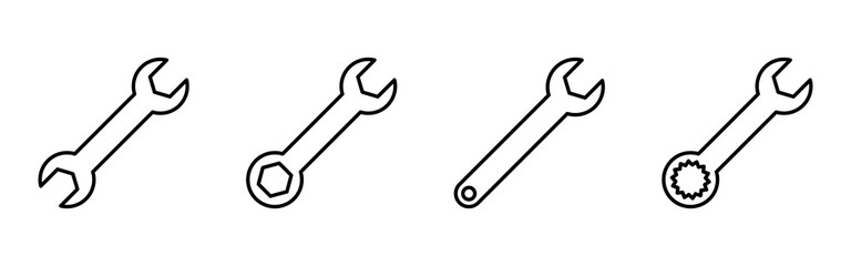 Wrench icon vector. repair icon vector. tools icon vector
