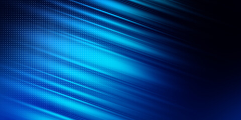 Blue abstract minimal geometric background. Abstract technology  futuristic digital line