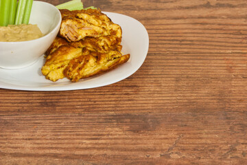 Keto Breakfast Bacon and Egg Omelet with Hummus