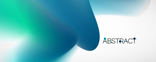 Fluid color gradient abstract background, trendy colorful wallpaper. Vector illustration for placards, brochures, posters, banners and covers