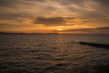 Obraz premium Sunset at Ibiza