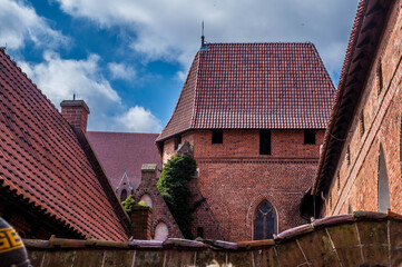 Castle of the Teutonic Order in Malbork, Poland, Spring 2018