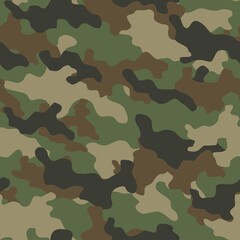 army camouflage vector seamless  © keni