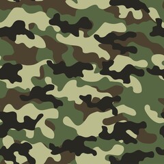 Fototapeta premium army camouflage vector seamless 