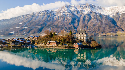 The incredible beauty of Iseltwald, Switzerland. 