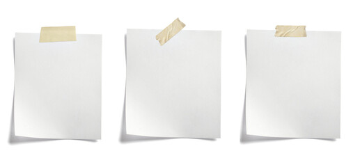 paper message note reminder blank background office business white empty page label adhesive tape