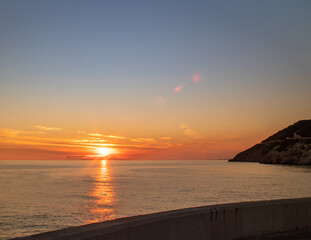 atardecer en garraf
