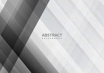 Abstract grey and white geometric overlapping background.