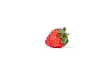 Strawberry. Fresh ripe berry isolated on white background.