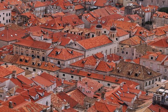 Old Town Dubrovnik Rooftops 