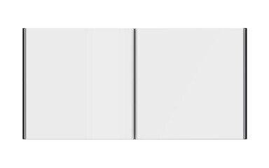 Square Magazine Mockup Top View