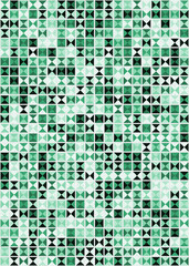 Fototapeta premium Abstract Geometric Pattern generative computational art illustration