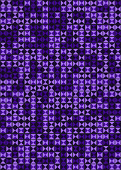 Abstract Geometric Pattern generative computational art illustration