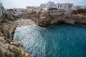 view from the top of the cliff