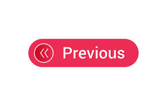 Previous button, Previous icon for web