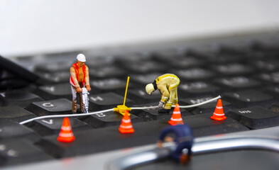 Laptop keyboard and trackpad maintenance