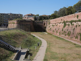 Walls of Grosseto with Towers and Bulwarks that surround the ancient city