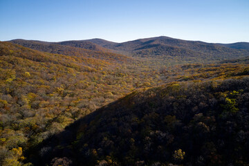 autumn landscape in the mountains