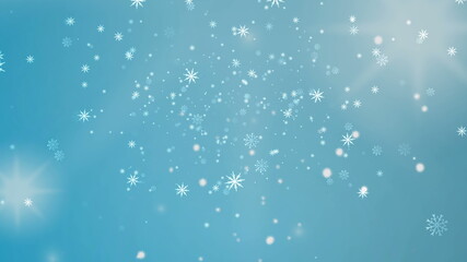 christmas background with snowflakes