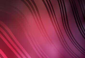 Light Pink, Red vector texture with wry lines.