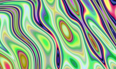 Beautiful optical illusion for art projects, cards, business, posters. 3D illustration, computer-generated fractal