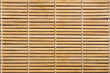 Wooden bamboo background. Wood texture with natural patterns