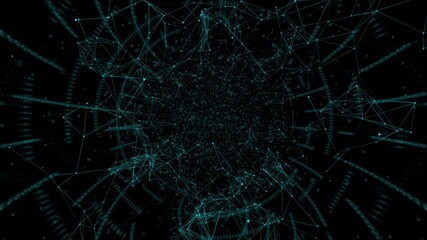 Fantasy Abstract Technology And Engineering Motion Background