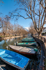 Obraz premium Annecy, la Venise des Alpes, son lac et sa vieille ville