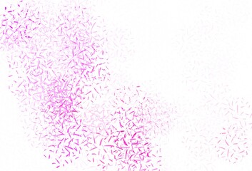 Fototapeta na wymiar Light Purple, Pink vector layout with flat lines.