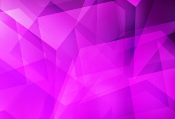 Light Purple vector polygon abstract layout.