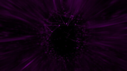 Purle Futuristic Technology Abstract Background for Media Production.