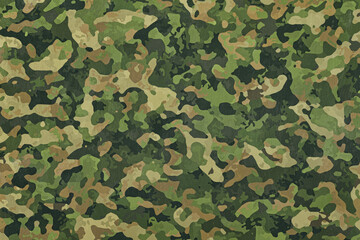 Green military camouflage - obrazy, fototapety, plakaty