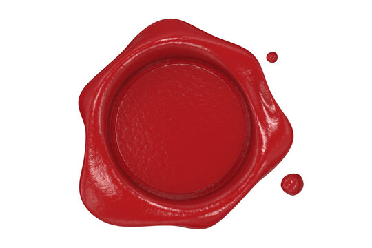 Red wax seal