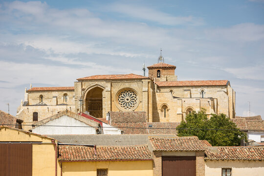 Church of Santa Maria la Blanca (Santa Maria de Lito) in Villalcazar de Sirga,  province of Palencia, Castile and Leon, Spain