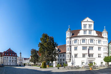 Fototapeta na wymiar Altstadt, Kempten, Bayern, Deutschland 