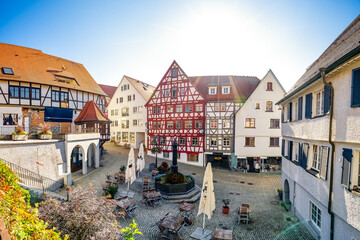 Altstadt, Pfullendorf, Baden-Württemberg, Deutschland 