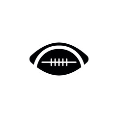 American football vector icon, sports ball symbol. Modern, simple flat vector illustration for web site or mobile app