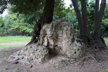 Beautiful park Borghese in Rome
