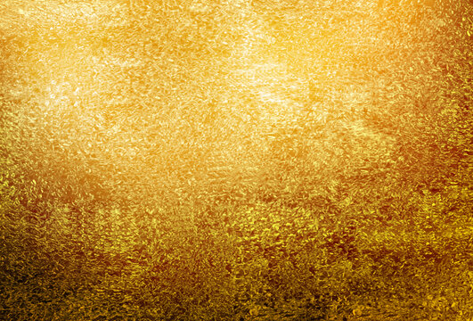 Golden foil texture background, vector