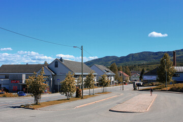 The village of Skreia at Toten, Norway.