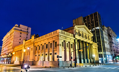 Naklejka premium Presidente Roca School, a neoclassical building in Buenos Aires, Argentina