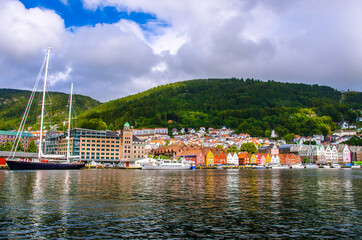 Fototapeta na wymiar Bergen, Norwegen