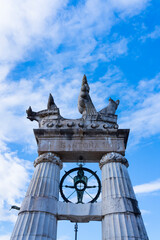 Fototapeta na wymiar Monument to Juan de la Cosa in Santoña, Santoña, Marismas de Santoña, Victoria y Joyel Natural Park, Cantabria, Spain, Europe